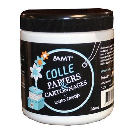 Colle Papiers Et Cartonnage - 200 Ml - Amt -Clc210
