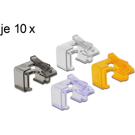 DeLOCK 86422 fermacavo Multicolore 40 pezzo(i) (1/4)