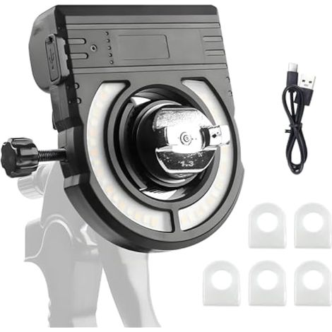 Lampe Led pour Pistolet à Peinture Automobile, 5 Niveaux de Température de Couleur (2700K-6500K) et 500/250 Lumens, éclairage LED pour Pistolet à Peinture pour Décoration de Voiture et Maison (1/5)