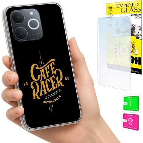 Schutzhülle für Realme Note 70T: Foto-Schutzhülle + 9H-Glas (1/5)