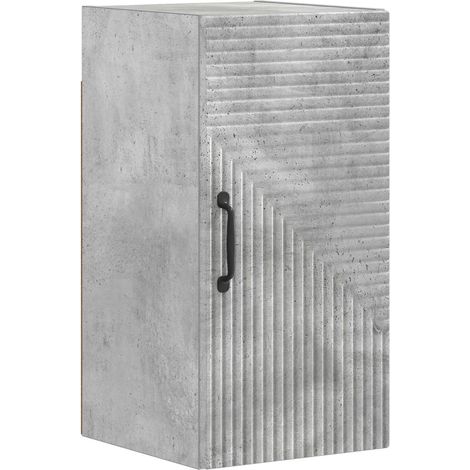 vidaXL Armadio da bagno a muro HAARLEM Grigio Cemento 30 x 31 x 59 cm (1/5)