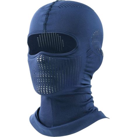 Masque intégral moto respirant été hiver bleu taille unique (1/5)
