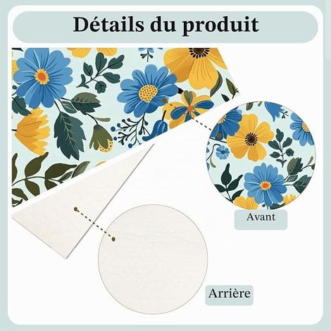 Cotton Tea Towels Swedish Style for Kitchen Hanging Rack 19.5 x 17.3 cm (1/4)