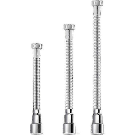 Rallonge universelle pour robinet rotatif Xixi de 13,5 cm avec aérateur et pare-éclaboussures, compatible avec la cuisine et la salle de bain. (1/5)