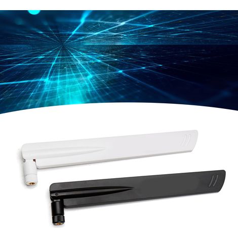 Lot de 2 antennes 5G noires à gain élevé, connexion rapide et transmission stable, antennes externes à bande complète pour routeurs et passerelles 5G (1/5)