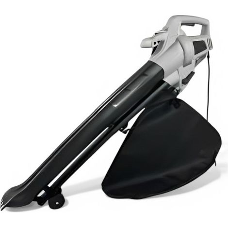 Soffiatore aspiratori trituratore elettrico 3000 Watt con sacco di raccolta 35 lt.