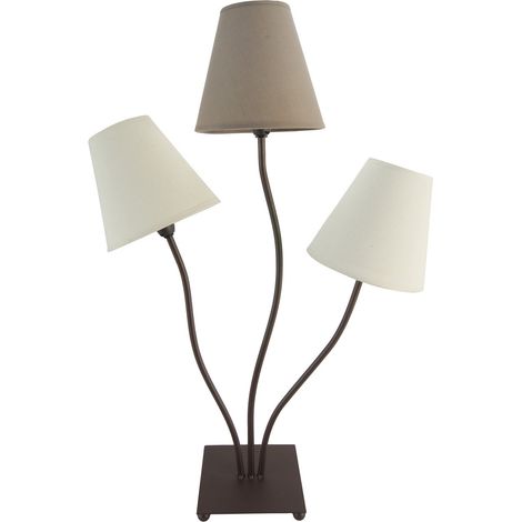 Naeve BOHO Lampe de table beige 3xE14 (1/5)
