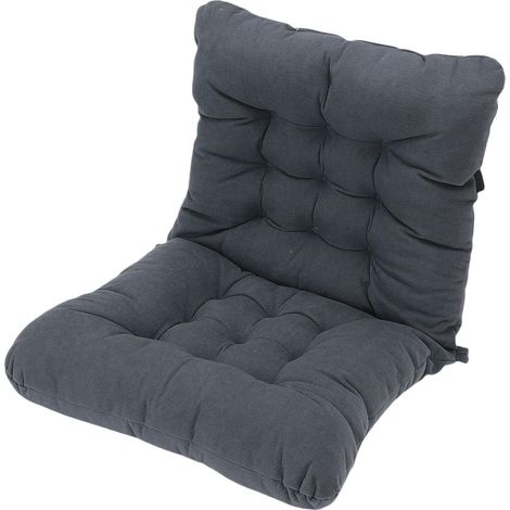 Cushion with Lumbar Support, Integrated Design (Black) (1/5)
