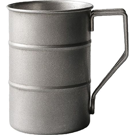 Vintage-Becher aus Edelstahl 304, Retro-Stil, Bambusform, für drinnen und draußen beim Camping (1/5)
