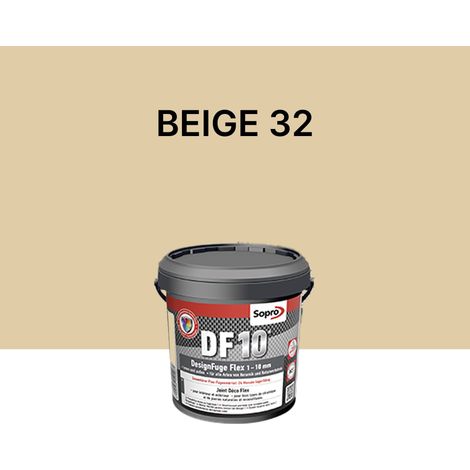 Joint carrelage salle de bains - 1 à 10 mm - Beige 32 - Sopro DF 10 -  1 kg