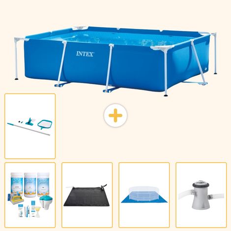 Intex Piscine Tubulaire Rectangulaire - 220x150x60 cm - 6-pièces S20813 (1/5)