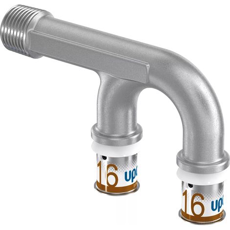 Uponor S-Press PLUS Racor en U 16-16-R1/2"MT, 1070636