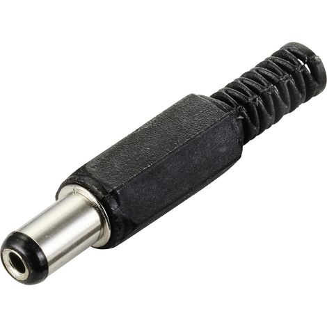 TRU COMPONENTS Niedervolt-Steckverbinder Stecker, gerade 5.5 mm 2.1 mm 1 St. (1/4)