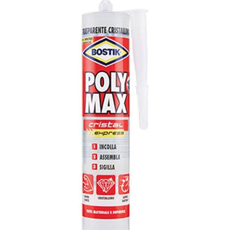 SIGILLANTE 'POLY MAX ORIGINAL EXPRESS CRISTAL BOSTIK 300 gr