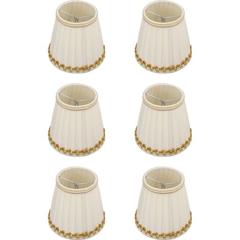 Petit abat-jour de table moderne, léger, sûr, doux et facile à installer, compatible avec les ampoules E14, idéal pour une chambre ou un hôtel. Convient aux chambres et hôtels. (1/5)