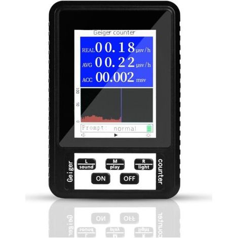 Compteur Geiger Détecteur de Rayonnement Nucléaire Détecteur de Radiations Dosimètre Radioactivité Moniteur de Rayonnement Détection Rayons