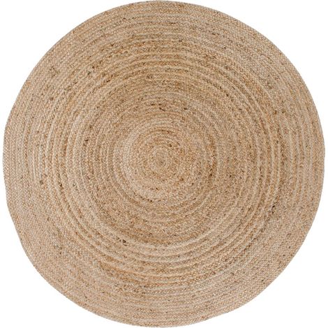 Tapis rond 180 cm en jute naturelle - JUTA