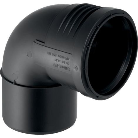 Geberit Curva Silent-PP, DN 150, dø 160 mm, 390.724.14.1 (1/2)