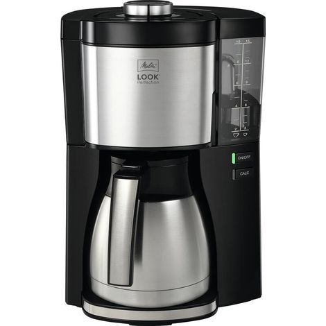 Cafetera Melitta Look V Therm Perfection negro acero cepillado (1/4)