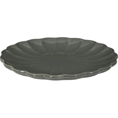 Großer Eden-Speiseteller, 27 cm, Grau