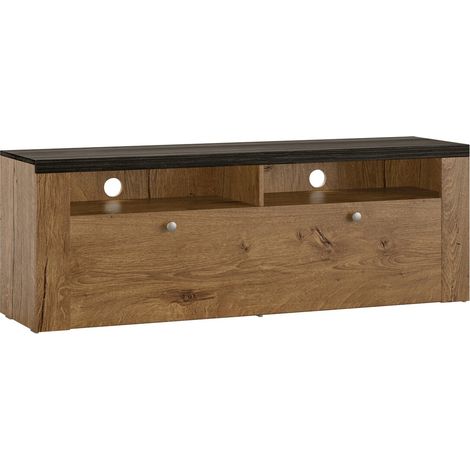 Mueble TV Salelbo 115 , Número de puertas: 1, Número de cajones: 0, 140x49x37cm