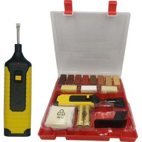 Kit d'outils de réparation de sols rechargeables, kit de réparation de trous et rayures, outil de cirage et de finition pour sols, en stock ([Standard] Outil de réparation de parquet) (1/5)