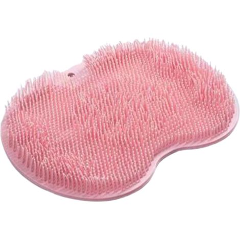 Tapis de Massage et Nettoyage Silicone Doux à Ventouse Multifonction (30x23 cm, 5 Couleurs au Choix) - Brosse Peaux Morts et Massage Pieds, Dos et Corps - Lot de 1