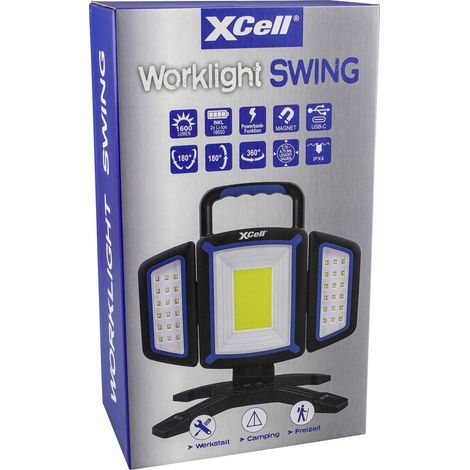 XCell 151274 LED COB Lampada da lavoro a batteria ricaricabile a batteria ricaricabile 1600 lm (1/2)