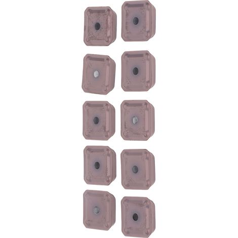 Lot de 10 plaquettes de tournage en carbure pour outils CNC, plaquettes de finition pour tour avec revêtement SEET1203 (1/5)