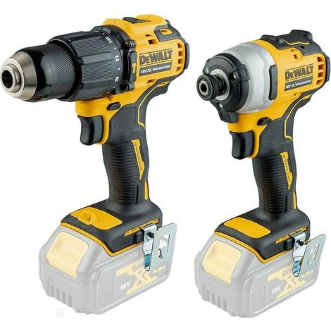 Dewalt DCK2062 18v Brushless DCD709 Combi Drill DCF809 Impact Driver Bare Tools (1/4)