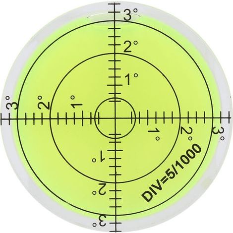 Bubble de niveau Bullseye de précision, outil de mesure petit pour la plate-forme de caméra à échelle électronique de meubles de solde (1/5)