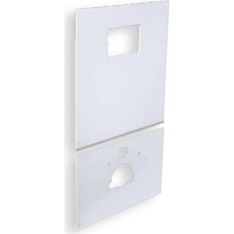 SFA Glaspanel oben + unten für Saniwall Pro UP EVO , passt nur für die EVO Ausführung