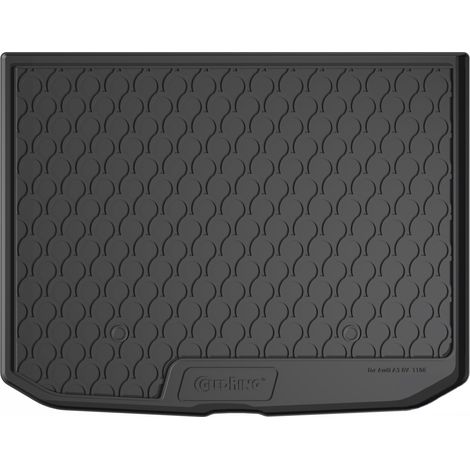 Vasca baule su misura in gomma sintetica - compatibile per Audi A3 Sportback (11/1204/20) baule alto, con ruota di scorta