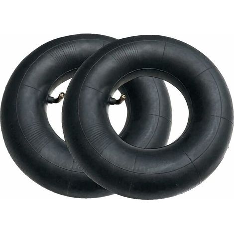 2pcs 4.10/3.50-4 Inch Series Inner Tube Tire for Hand Truck, Cart, Manual Cart, Garden Cart, Lawn Mower, Replacement Tube 4.10-4-INHHUB (1/5)