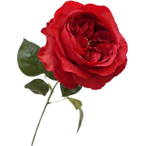 Bouquet de roses artificielles, centre de table réaliste, rose au toucher naturel, idéal pour un anniversaire, une salle à manger, une fête ou une maison.-Red