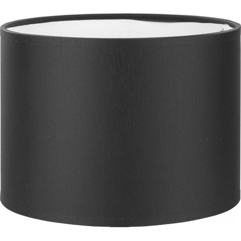 Lampenschirm Stoff rund Ø 20 cm Zylinder für Tischlampe E27