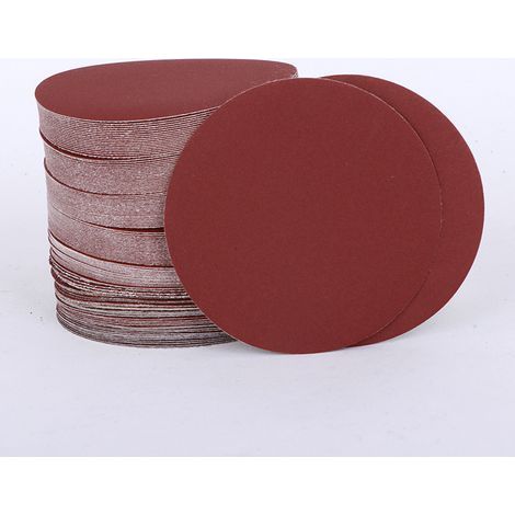 Disques Abrasifs 123mm Grain 1000 Papier Poncer 100 Pièces no Trous Disque Poncage pour Ponceuse Excentrique (1/5)