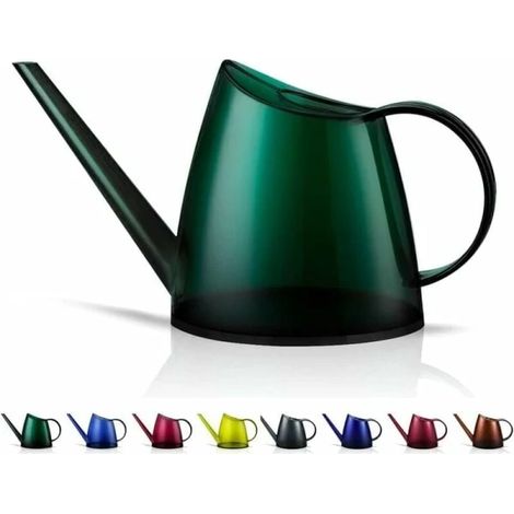 Filiyano-Arrosoir vert d'intérieur pour plantes bonsaï, fleurs de jardin, bec long, 1,4 L (1/3 gallon), petit, transparent, moderne[co] (1/4)