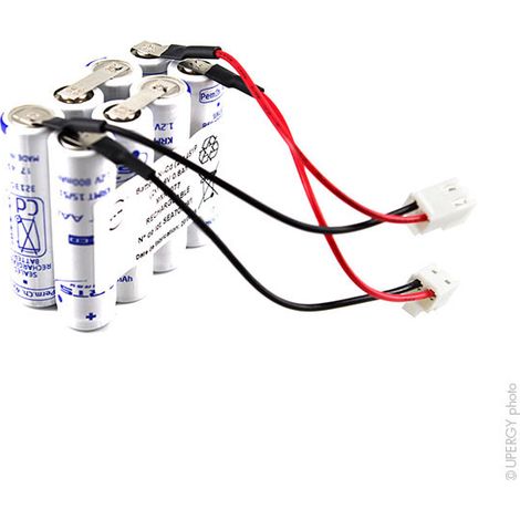 NX - Batterie NiCd 8x AA HT (2x) 4S1P ST2 (2x) 4.8V 0.8Ah JST
