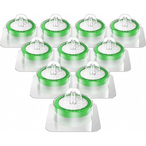 Steriler PES-Spritzenfilter, 10 Stück, 0,22 μm Porengröße, 33 mm Membran, hydrophil für Labor- und Analysezwecke (1/5)