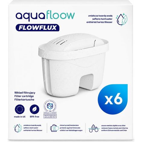 Cartouches Filtre Eau 6 Pièces Laica Bi-Flux Brita Maxtra (1/5)