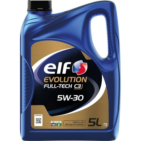 EVOLUTION FULL-TECH C3 5W-30, Huile moteur essence et Diesel, 5 litres (1/5)