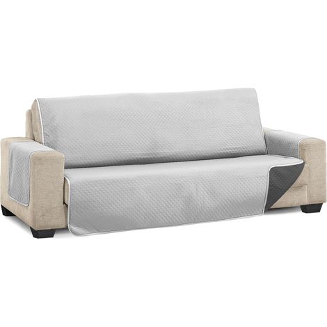 Housse de canapé 3 Places XL - Gris/Bleu (1/5)