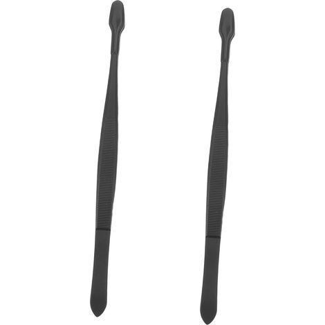 de 2 pinces à tampons en acier inoxydable noir réduisant la (1/5)