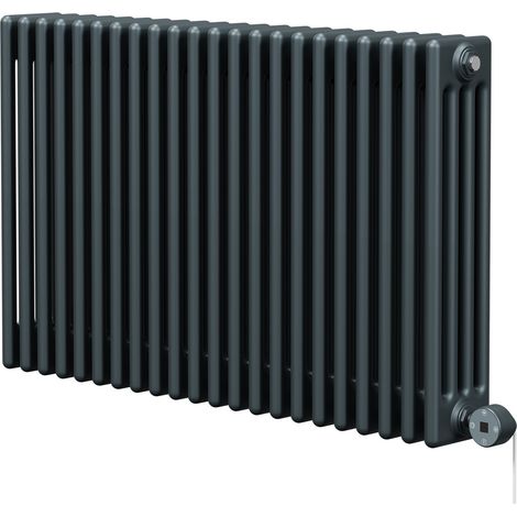 Wholesale Domestic Colosseum Anthracite 600mm x 988mm Horizontal Digital Thermostatic Electric Quadruple Column Radiator (1/5)
