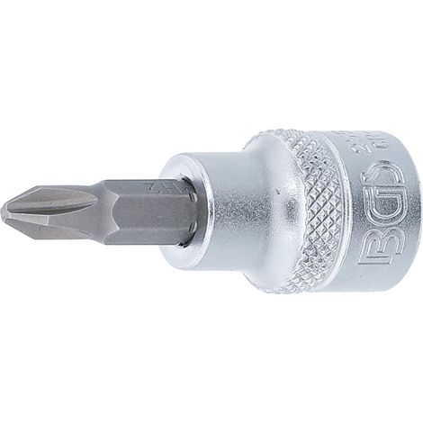 BGS  Punta  destornillador  de  impacto  cuadrado  interior  de  10  mm  (3/8")  Phillips  PH2  -  2554 (1/2)