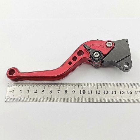 Accessoires pour moto/scooter Honda PCX125/150 : poignée de frein à tambour gauche modifiée (rouge 2) (1/5)