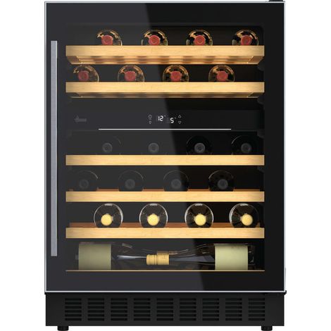 Hoover Cantinetta Vino Libera Installazione HWCB 60-N 46 Bottiglie Nero