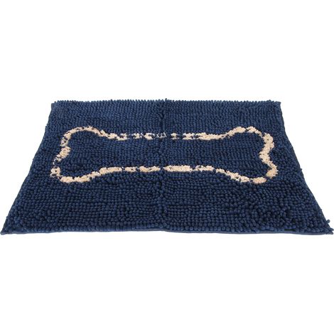 Tapis d'alimentation pour chien antidérapant, ultra doux et confortable en chenille ultra absorbante, idéal pour la nourriture et l'eau. (1/5)