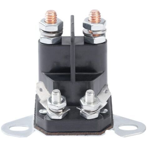 Solénoïde 12 V 117-1197 pour Toro Timecutter SS5000 Z4200 SS4225 SS4235 Pièces Solénoïde 12 V 4 bornes pour Toro 1-513075 E513075 Z 746 29 74 209 74360 74410 74616 74625 TimeCutter EXMARK 513075 (1/2)